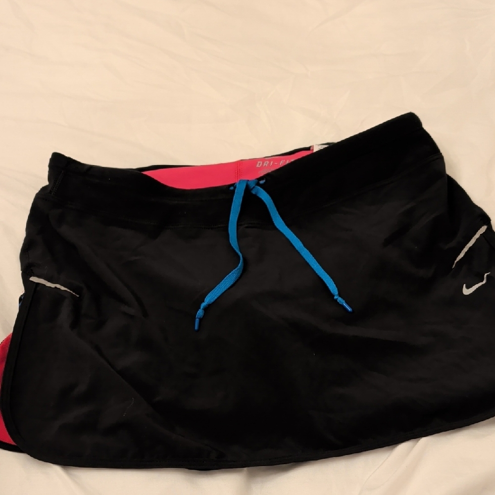 Nike Black Skirt with Blue Accents